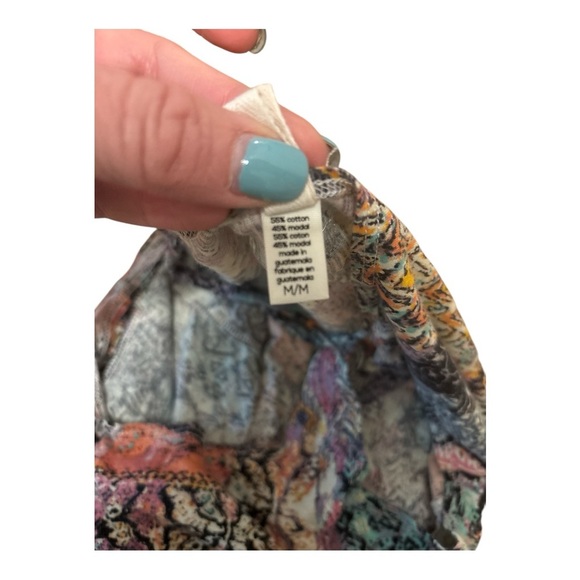 Billabong Colorful Flowing Backless Tank Top Size Medium Girls Festival, beach - Picture 4 of 4